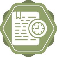 Document Expiration Vector Icon