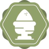 Boiled Egg Vector Icon