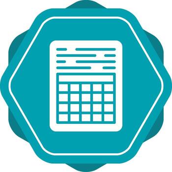 Table Vector Icon
