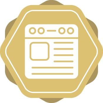 icono de vector de navegador