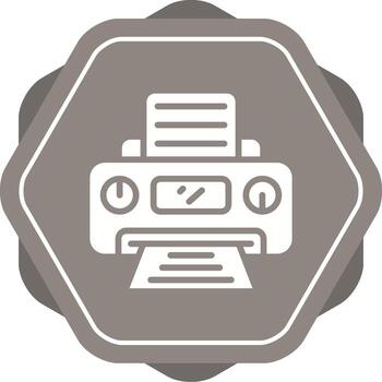 icono de vector de impresora