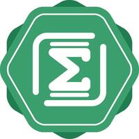 Summation Vector Icon