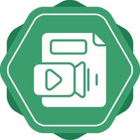 vídeo archivo vector icono