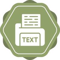 Text File Vector Icon