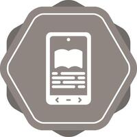 E book Reader Vector Icon