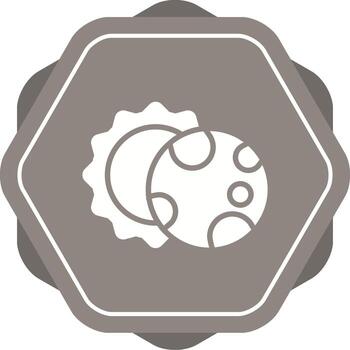 icono de vector de eclipse