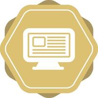 Computer Vector Icon