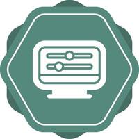 Desktop Computer Vector Icon