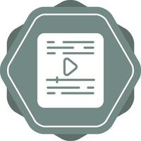 Video Vector Icon