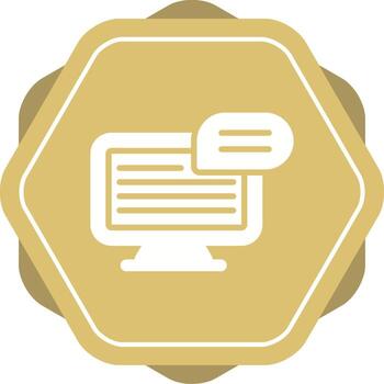 icono de vector de computadora