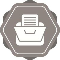 icono de vector de archivador