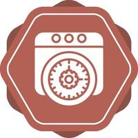 icono de vector de navegador web