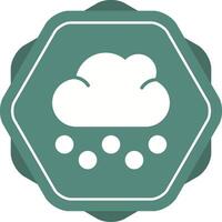 icono de vector de nube