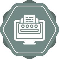 icono de vector de impresora