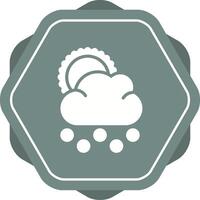 icono de vector de nubes