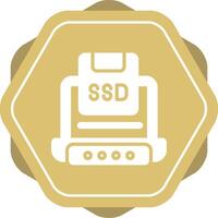 Solid State Drive Vector Icon