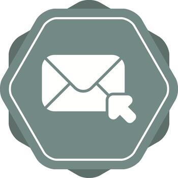 icono de vector de sobre