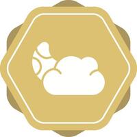 icono de vector de nube