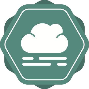 icono de vector de nube