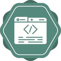 icono de vector de programación