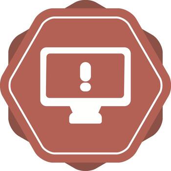 icono de vector de computadora