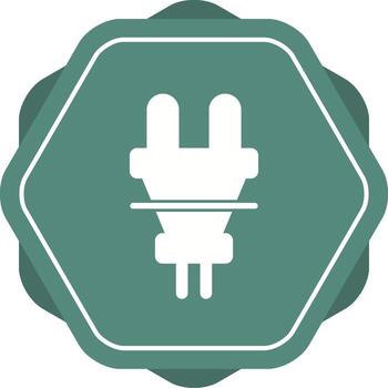 icono de vector de enchufe