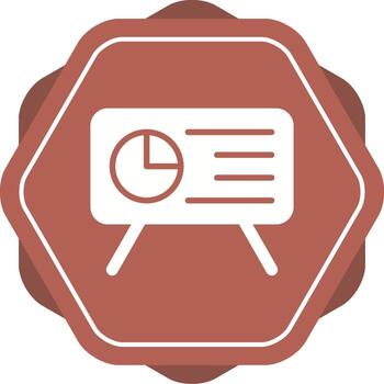 icono de vector de presentación
