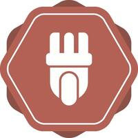 icono de vector de enchufe