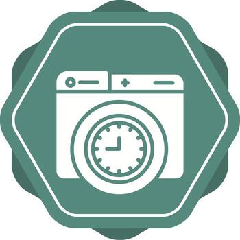 icono de vector de reloj