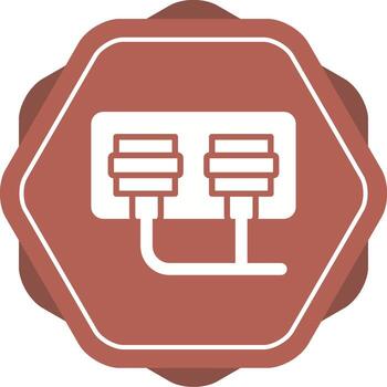 icono de vector de enchufe