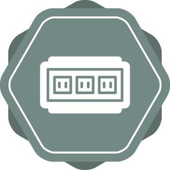 icono de vector de enchufe