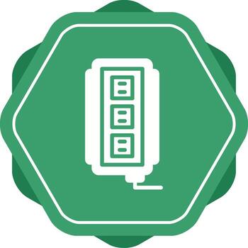 icono de vector de enchufe