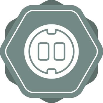 icono de vector de enchufe