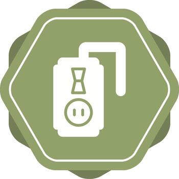 icono de vector de enchufe