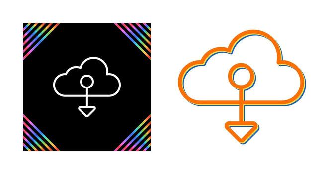 Cloud Native Vector Icon