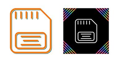 Memory Card Vector Icon