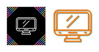 Desktop Computer Vector Icon