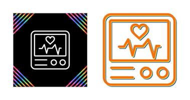 Heart Rate Monitor Vector Icon