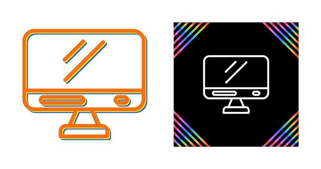 Monitor Vector Icon