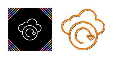 Cloud Backup Vector Icon