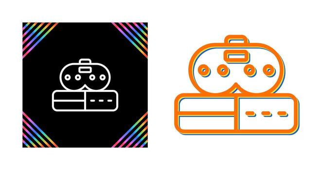 Gaming Console Controller Vector Icon