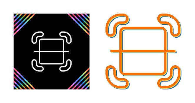 icono de vector de escáner