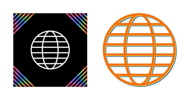 icono de vector de globo