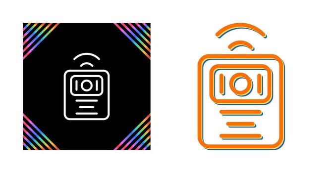 inalámbrico intercomunicador vector icono