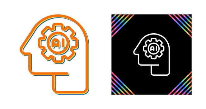 Artificial Intelligence Vector Icon
