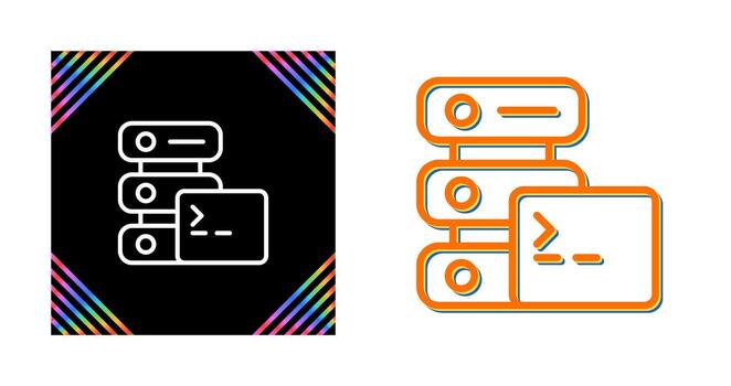 SSH Hosting Vector Icon