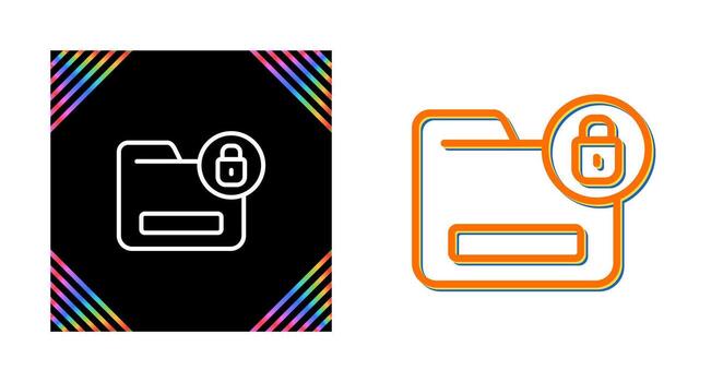 documento cifrado vector icono