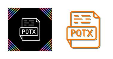 POTX Vector Icon