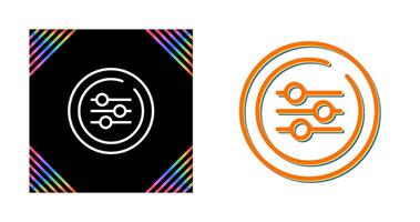 Equalizer Circle Vector Icon