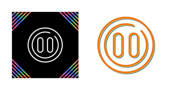 Pause Circle Vector Icon